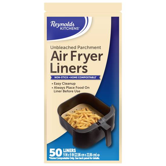 Reynolds Kitchens Unbleached Parchment Air Fryer Liners