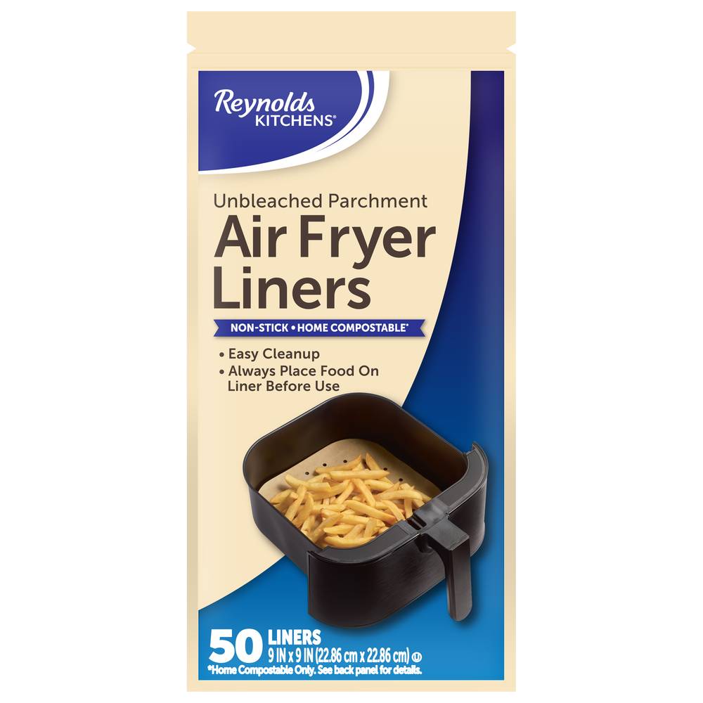 Reynolds Kitchens Unbleached Parchment Air Fryer Liners