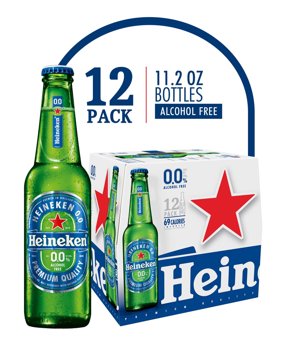 Heineken Non-Alcoholic Beer (12 x 11.2 fl oz)