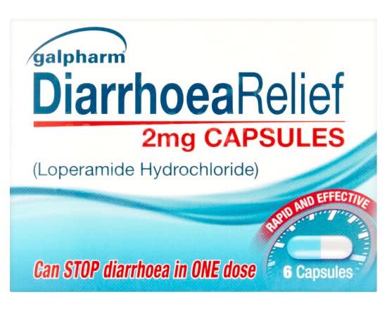 Galpharm Diarrhoea Relief 2mg Capsules (6 pack)