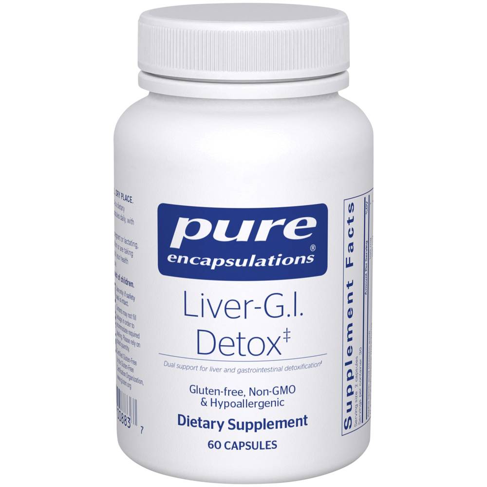Liver-G.I. Detox - Supports Liver & Gastrointestinal Detoxification (60 Capsules)