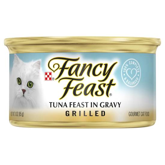 Purina Fancy Feast Wet Cat Food, Grilled, Tuna Feast In Gravy 85g