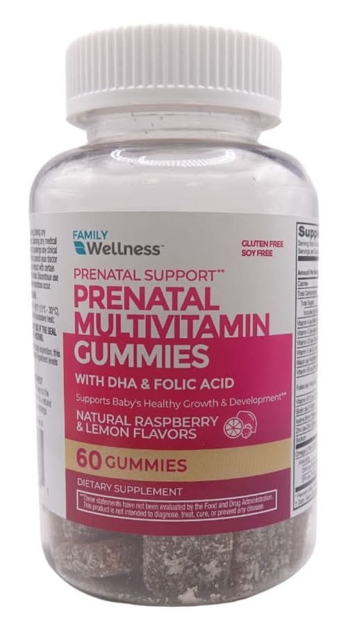 Family Wellness Prenatal Multivitamin Gummies, 60 ct.