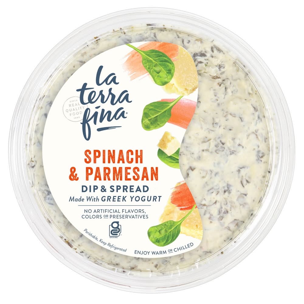 La Terra Fina Spinach & Parmesan Dip & Spread (10 oz)