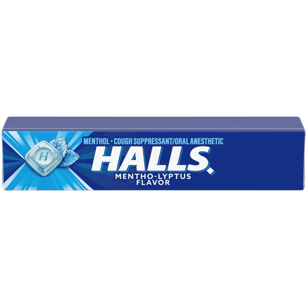 Halls Triple Soothing Action Cough Suppressant, Mentho-Lyptus (9 ct)