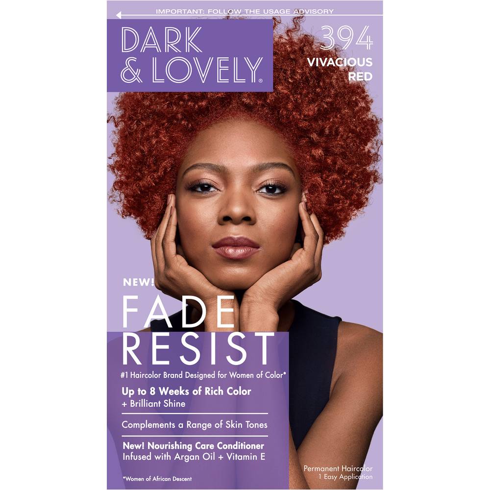 Softsheen-Carson Dark and Lovely Fade Resist Rich Conditioning Hair Color (394 vivacious red)