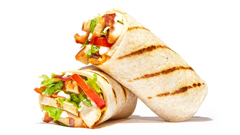 Grilled Chicken Wrap 420 cals