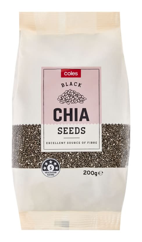 Coles Black Chia Seeds