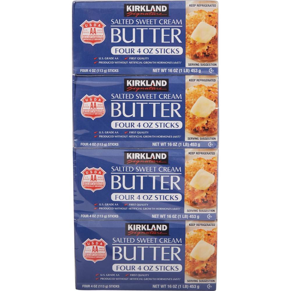 Kirkland Signature Salted Sweet Cream Butter (4 lbs)