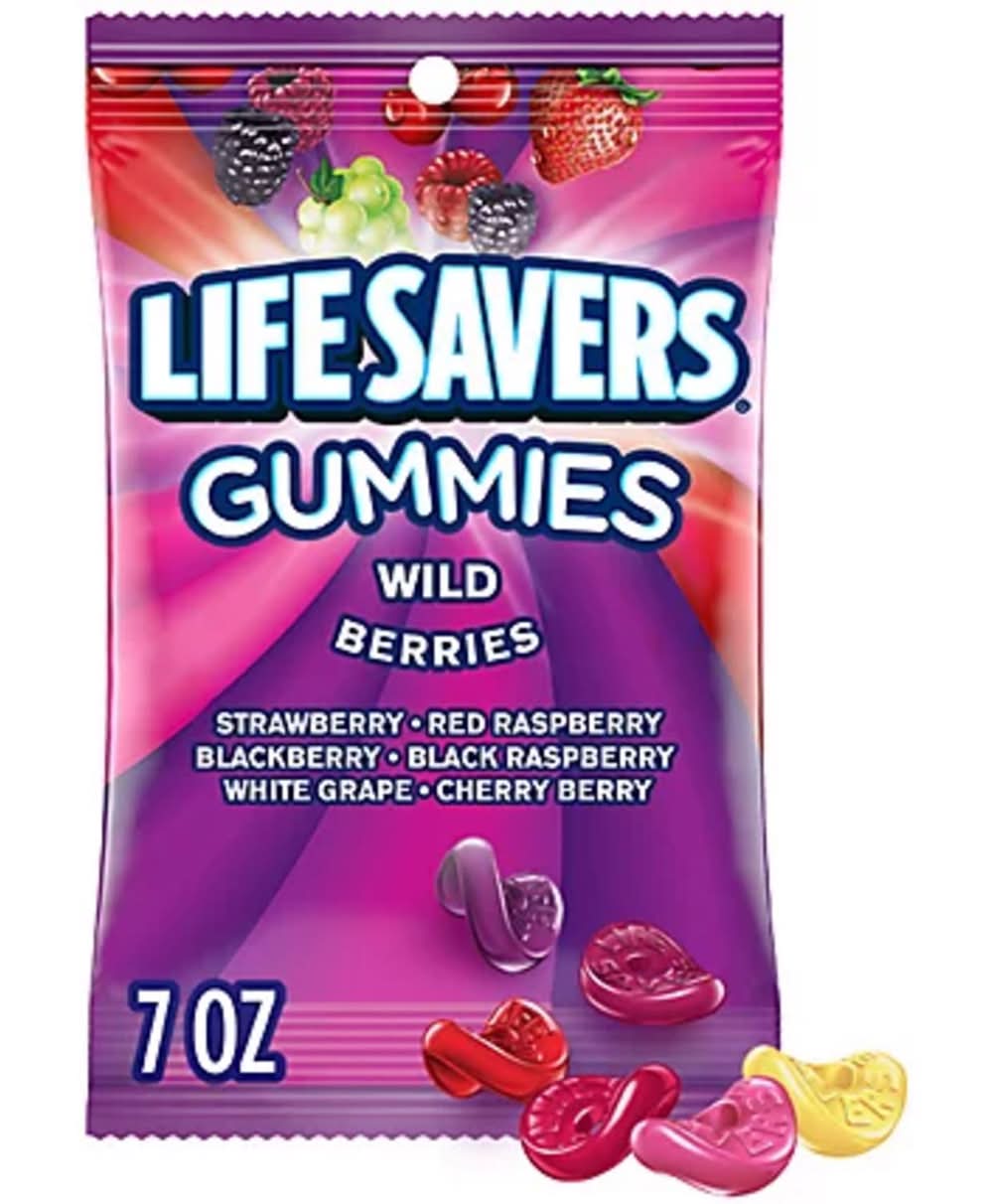 Life Savers Wild Berries Gummi Candy 7 Oz