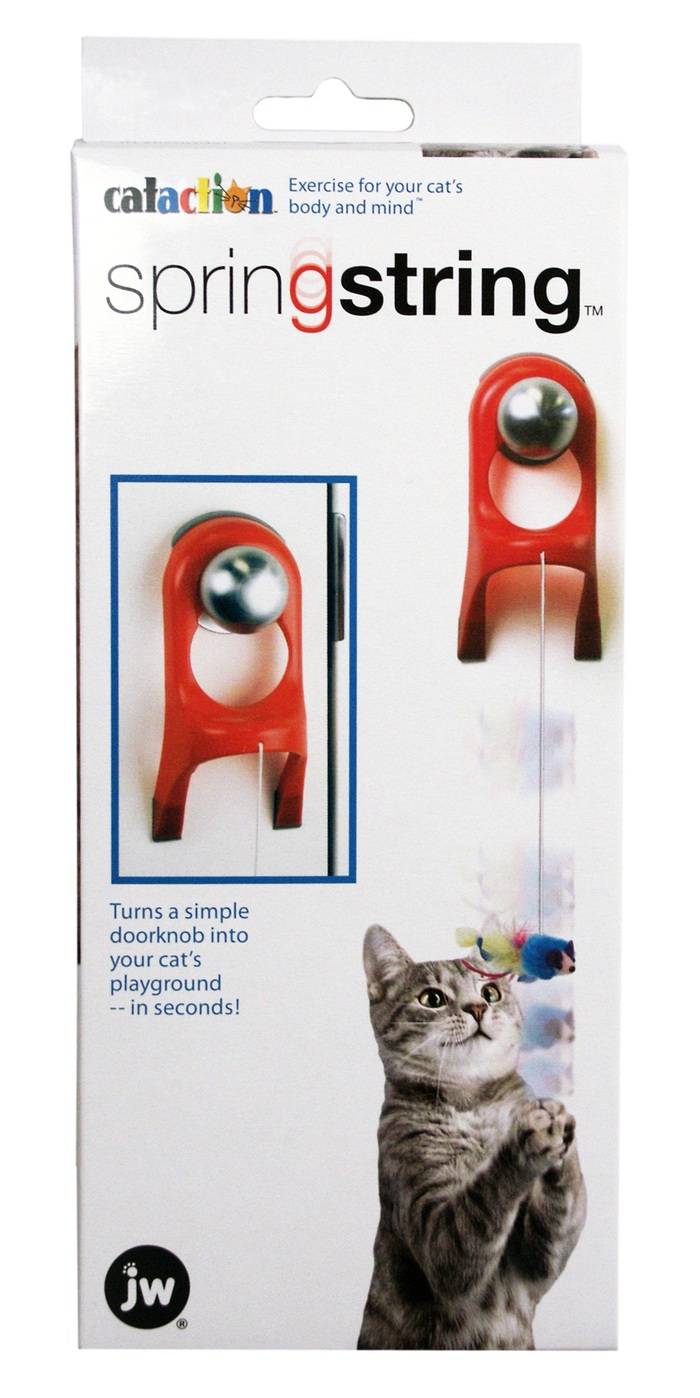 JW Pet Cataction Spring String Cat Toy