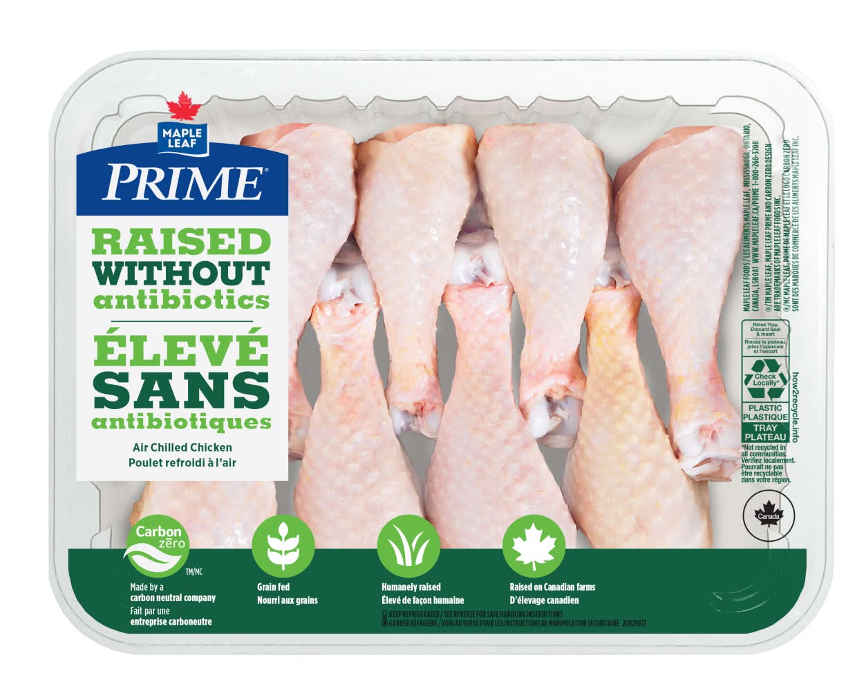 Maple Leaf Prime Chicken Drumsticks (864 g)