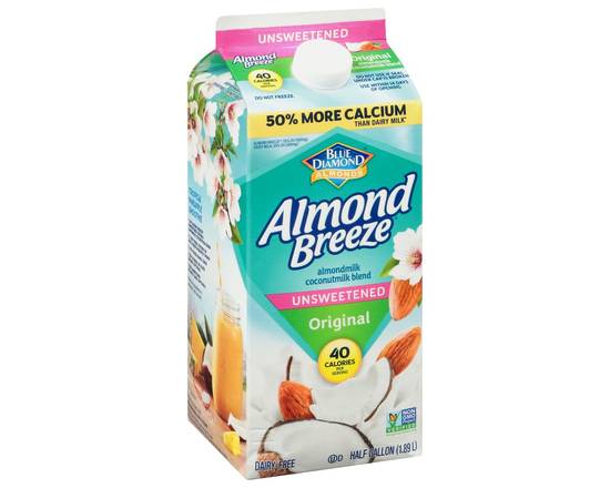 Almond Breeze · Almond Coconut Milk (1/2 gal)