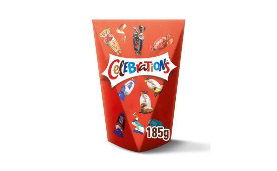 Celebrations Milk Chocolate Selection Box of Mini Chocolate & Biscuit Bars 185g