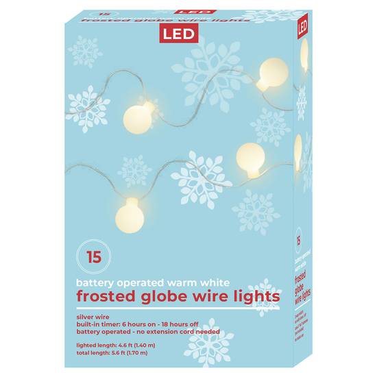 LED Plastic G20 Wire Lights - 15 ct