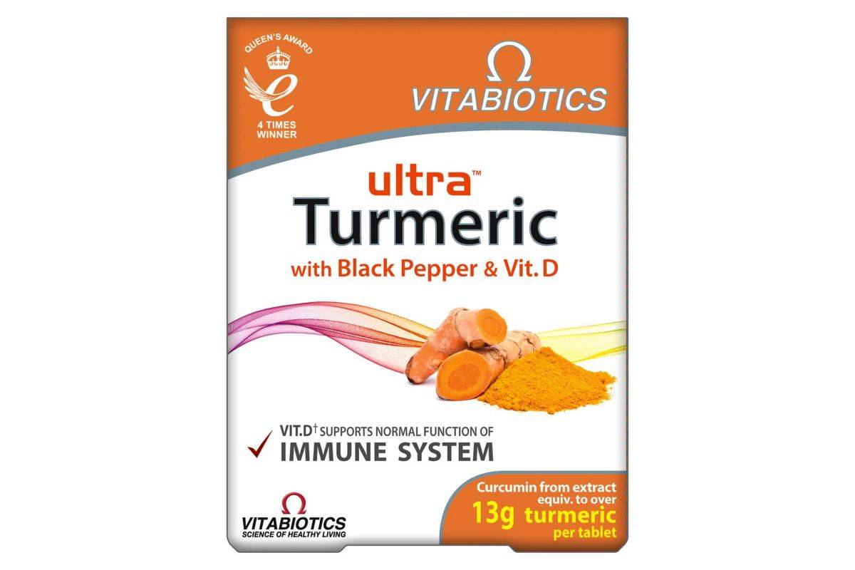 Vitabiotics Ultra Turmeric with Black Pepper & Vitamin D - 60 Tablets