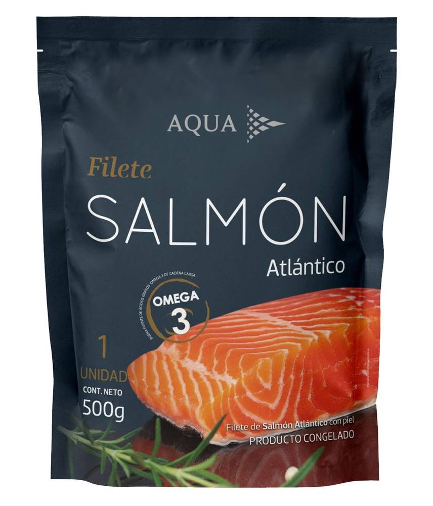 AquaChile · Filete de salmón atlántico (500 g)