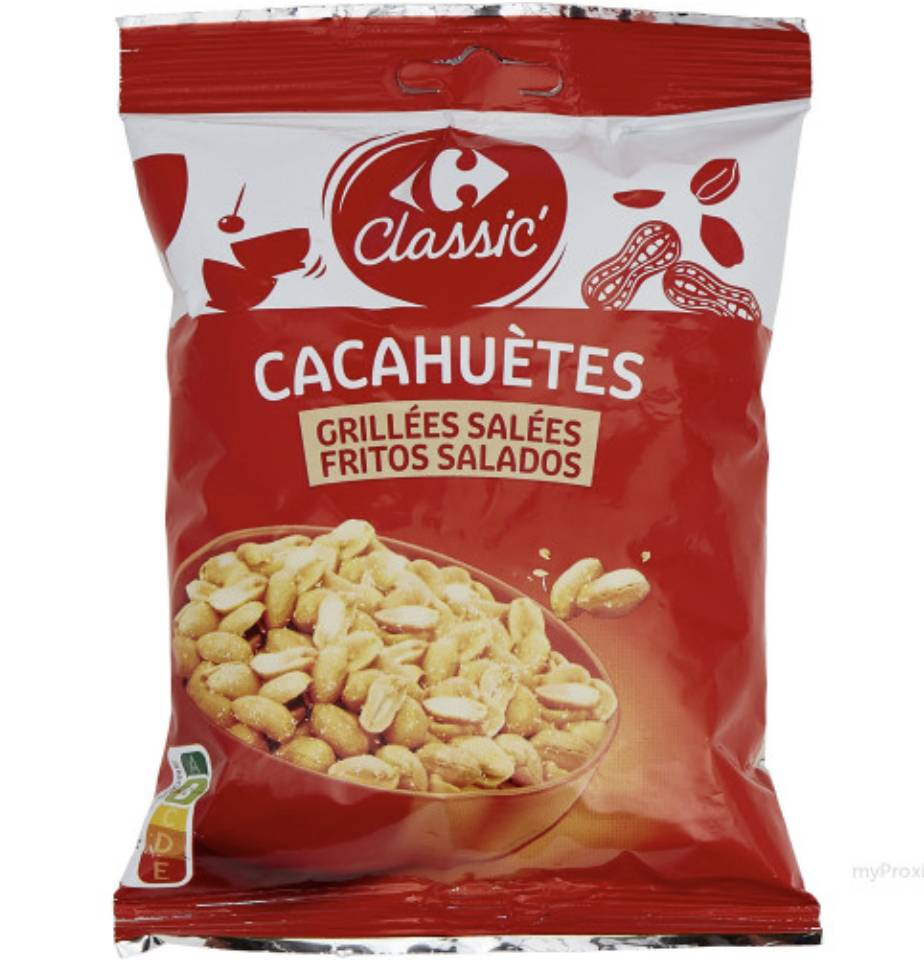 Cacahuètes grillées salées