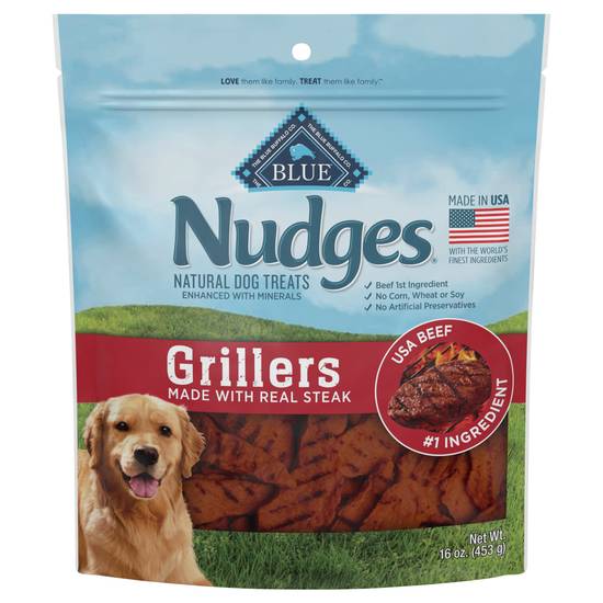 Blue Buffalo Nudges Natural Grillers Dog Treats