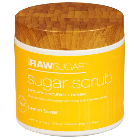 Raw Sugar Lemon Sugar Scrub