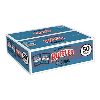 Ruffle's - Ridged Original Potato Chips - 50/1.0 oz (1X50|1 Unit per Case)
