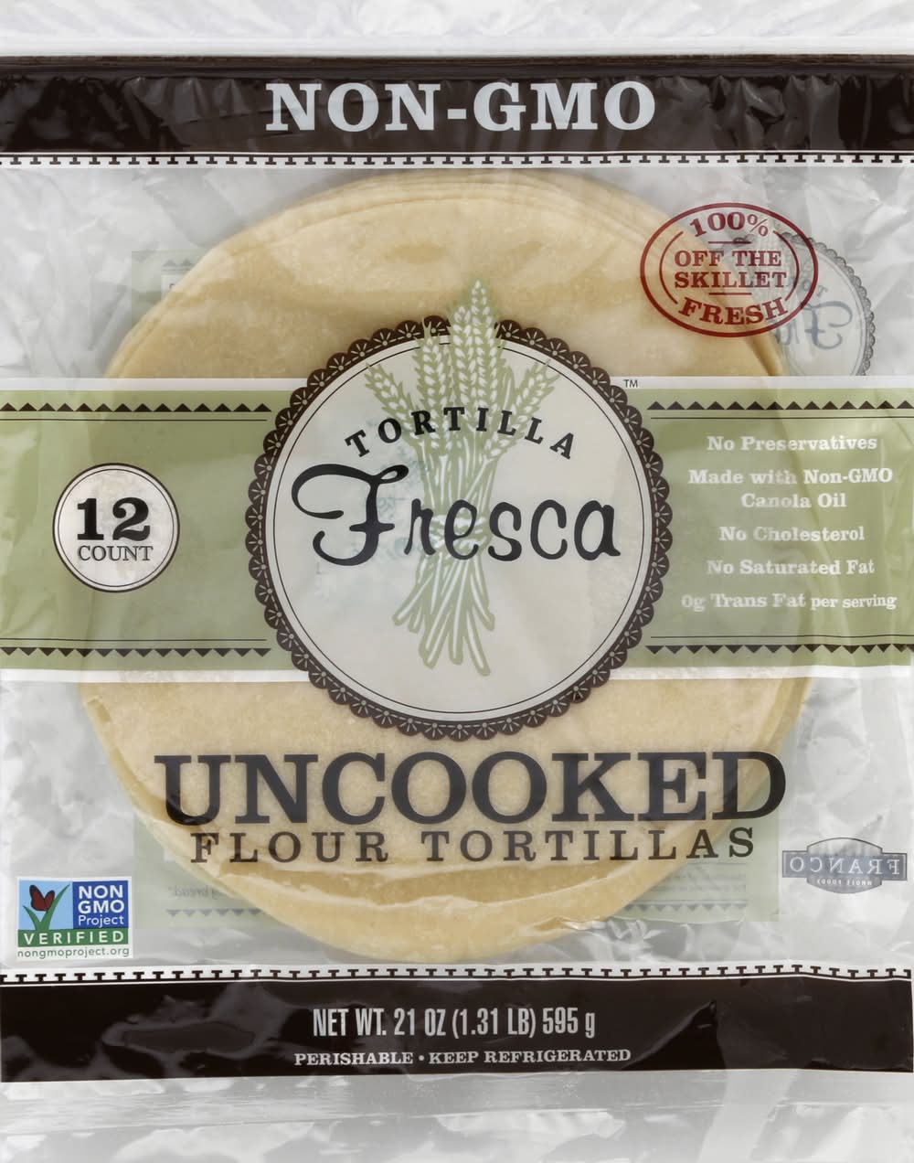 Fresca Uncooked Flour Tortillas (21 oz, 12 ct)