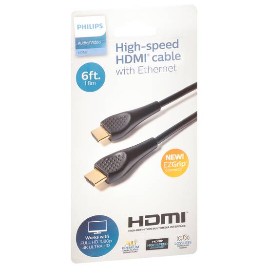 Philips 6 Feet High-Speed Hdmi Cable