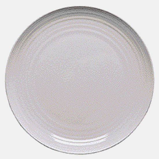 Dollarama 6.25" White Melamine Bowl With Horz Ribs (10.5")