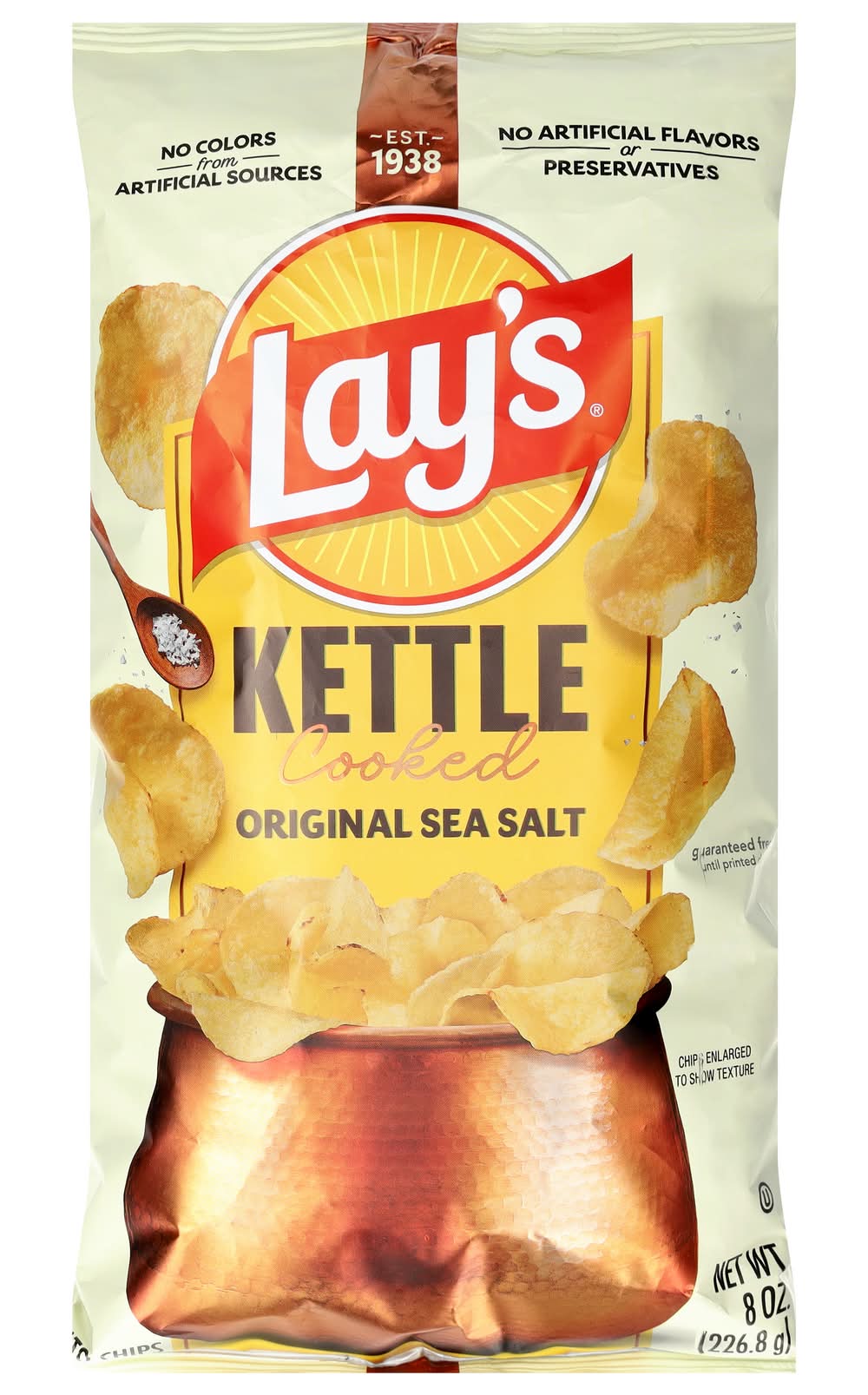Lay's Kettle Cooked Original Potato Chips (8 oz)