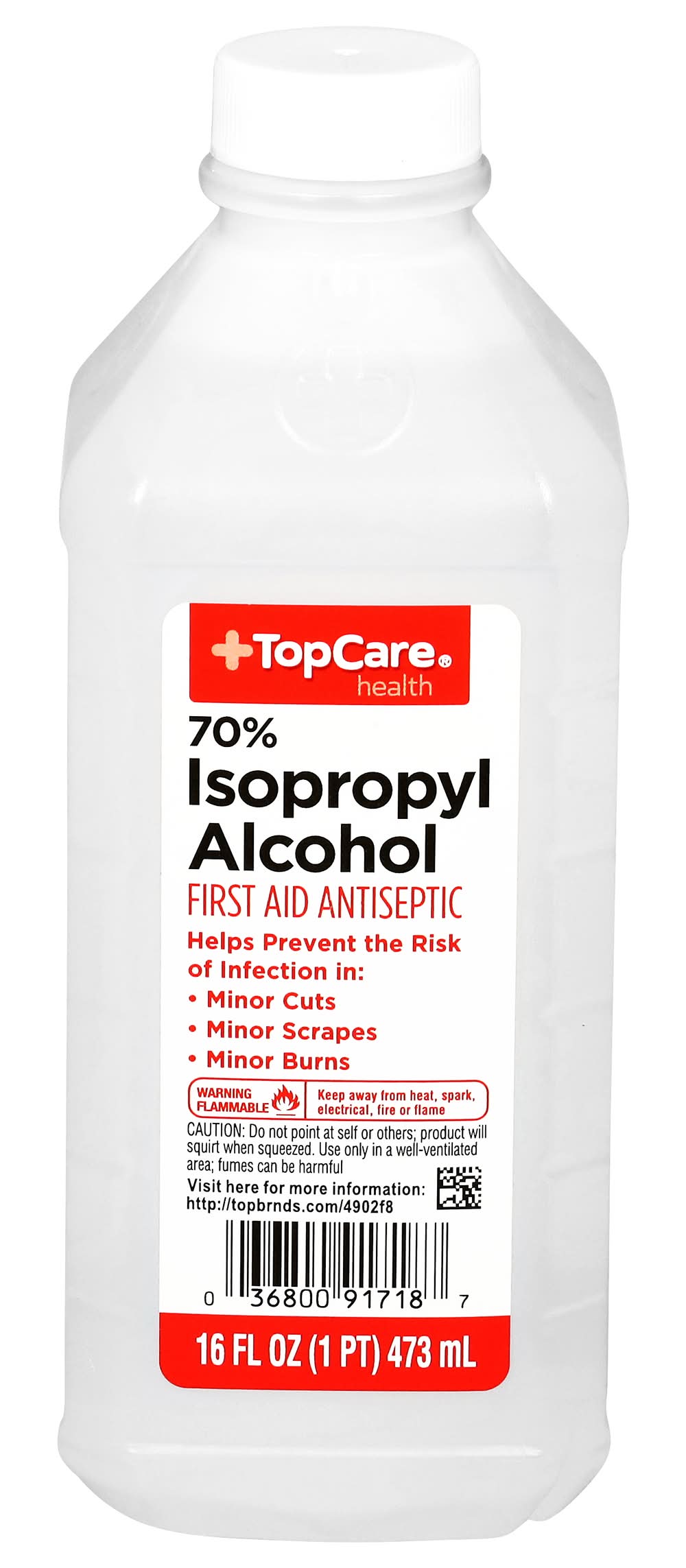 TopCare 70% Isopropyl Alcohol (16 fl oz)