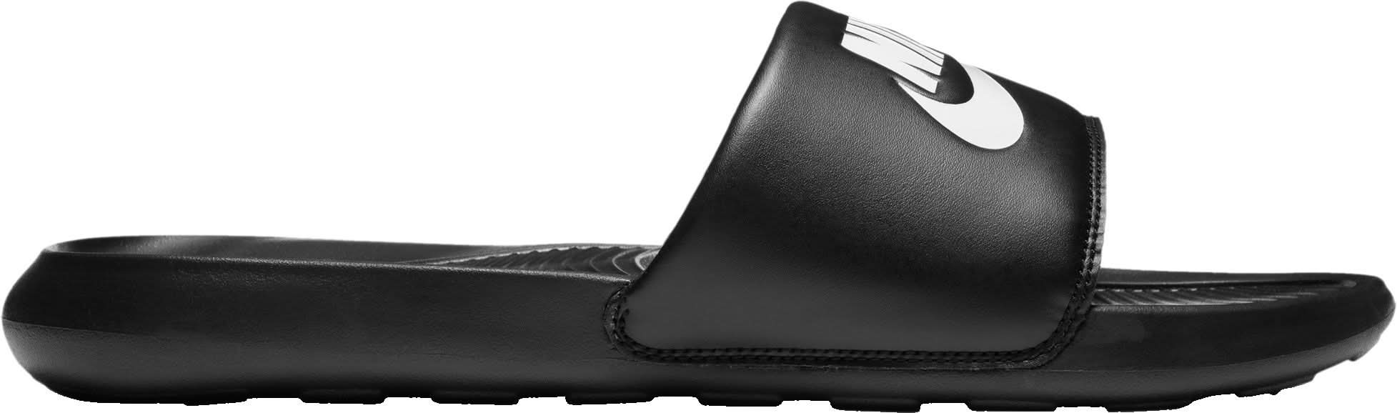 Nike Victori One Slide Sandals, Men, 11, Black/White