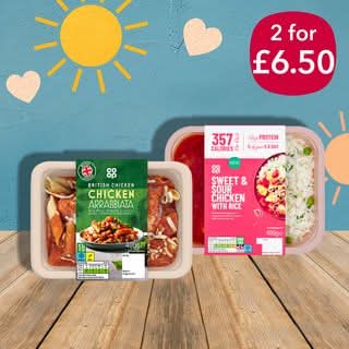 2 for £6.50 Ready Meals Deal