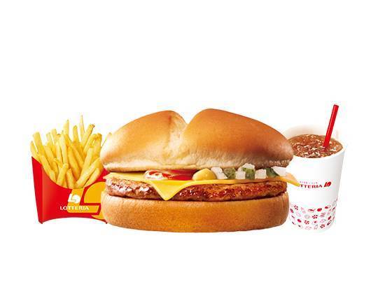 【セット】チーズバーガー Cheeseburger Set