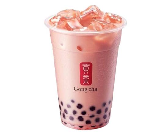 (NEW) Strawberry Earl Grey Milk Tea w. Pearl
