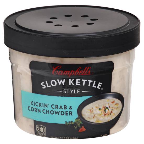 Campbell's Slow Kettle Kickin' Crab & Corn Chowder (15.5 oz)
