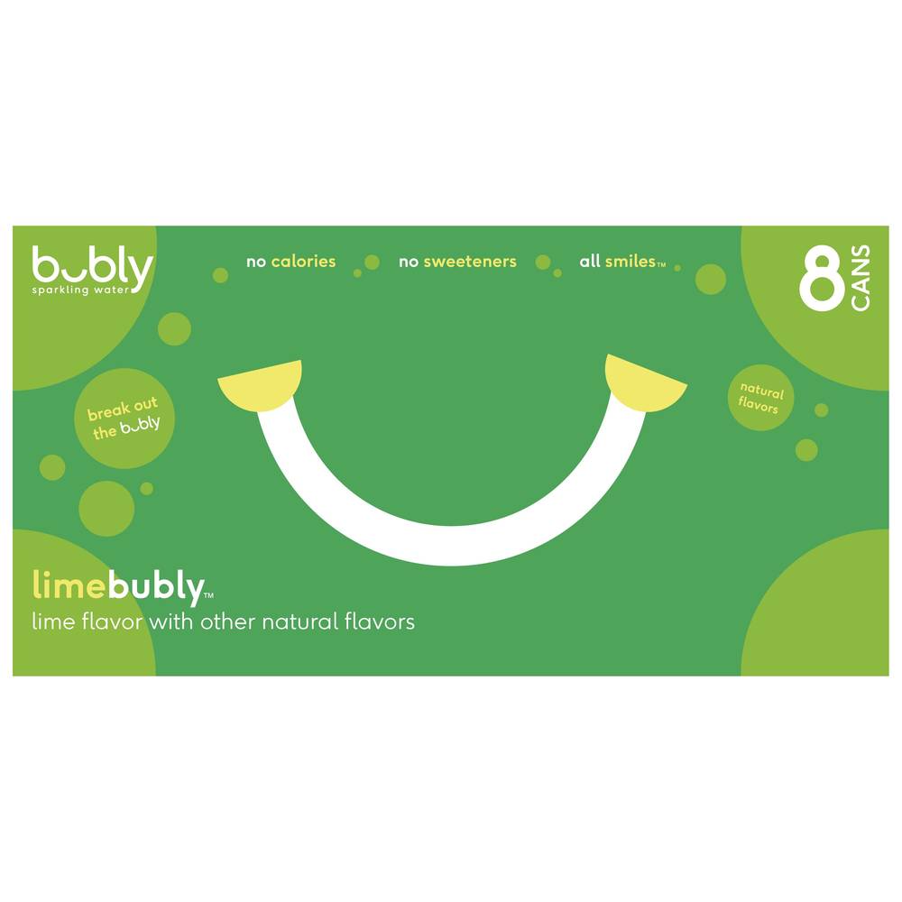 Bubly Sparkling Water (8 ct , 12 fl oz) (lime)