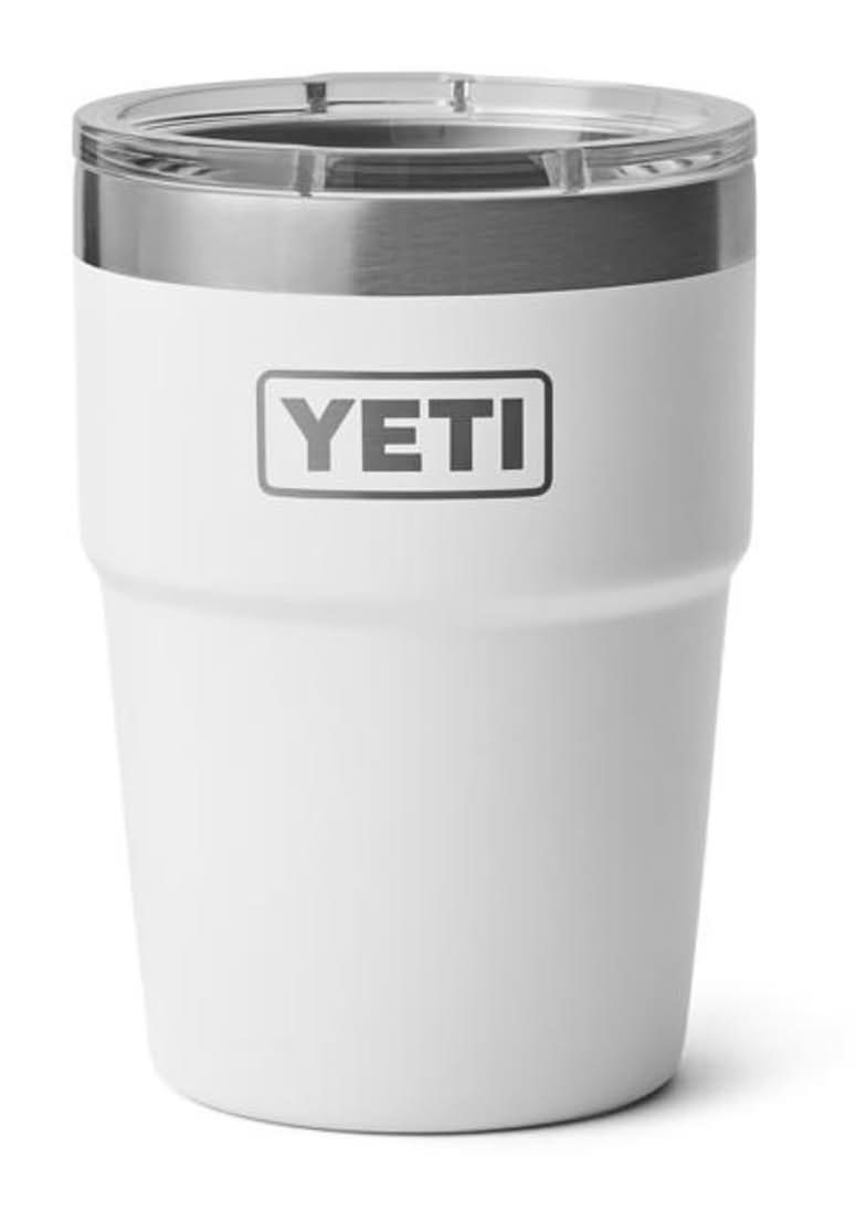 Yeti Rambler 16 Oz White Bpa Free Stackable Tumbler With Magslider Lid