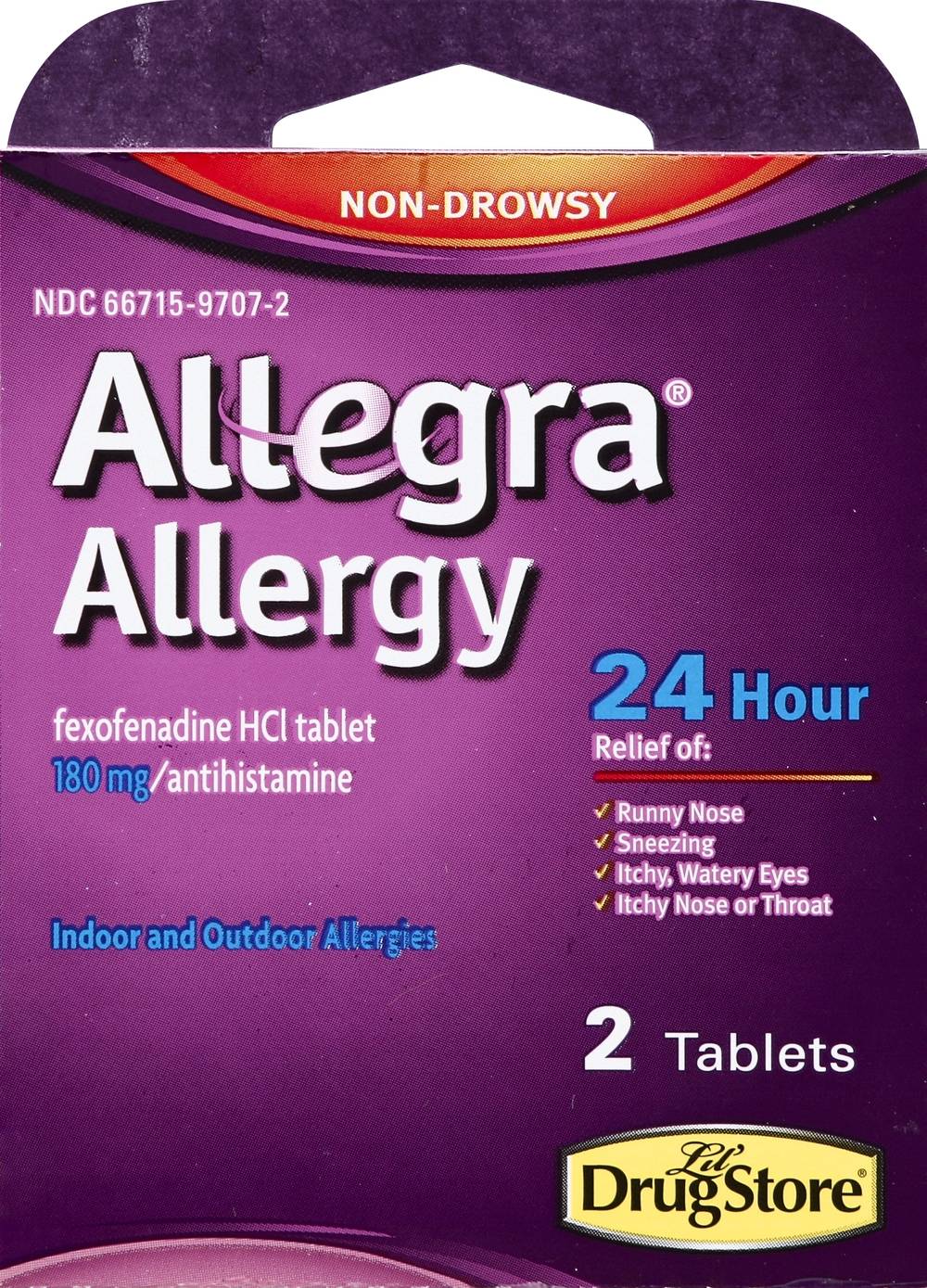 Allegra 24 Hours Allergy Relief (0.4 oz)