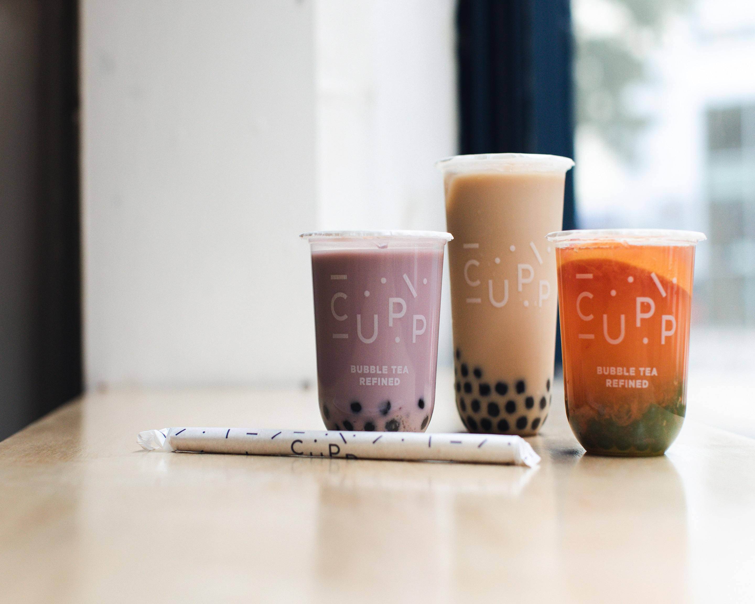 Individually Wrapped Black Large Straw - MOCHA BOBA