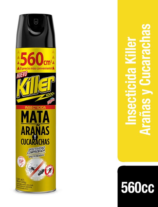 Virginia · Killer 1000 insecticida mata arañas y cucarachas (560 ml)