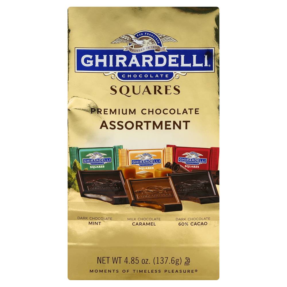 Ghirardelli Squares Assortment Premium Chocolate (4.85 oz)