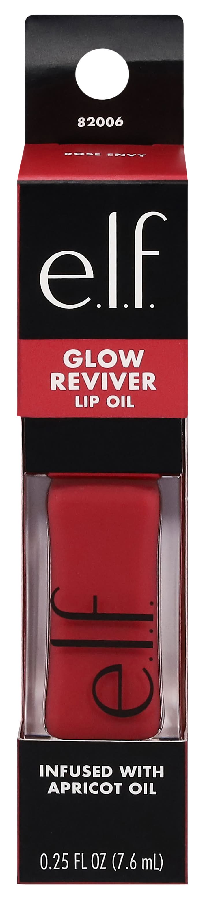 e.l.f. Glow Reviver Lip Oil, Rose Envy (0.25 fl oz)