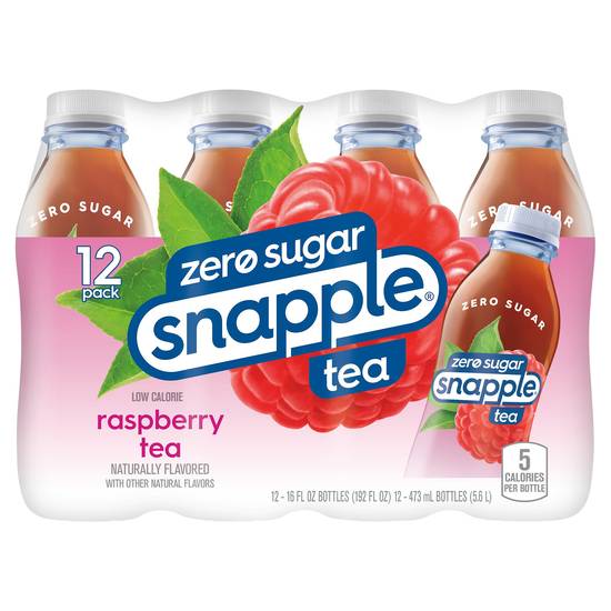 Snapple Raspberry Flavored Diet Tea (12 x 16 fl oz)