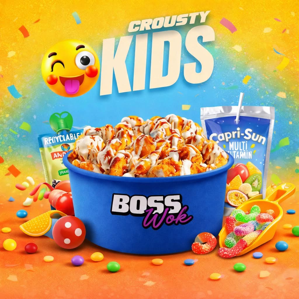 MENU CROUSTY KIDS ❤️🍭