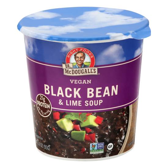 Dr. Mcdougall's Vegan Black Bean & Lime Soup (3.4 oz)