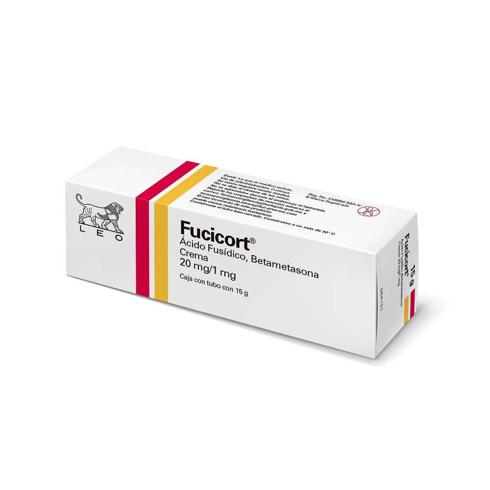 Leo pharma fucicort crema 20 mg/ 1 mg