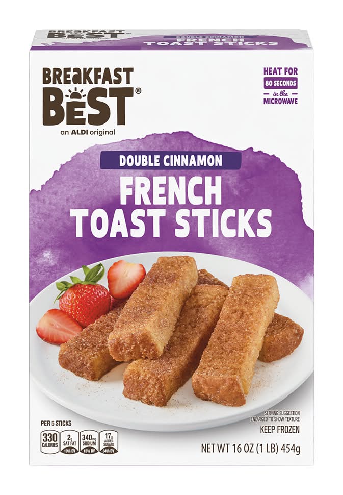 Breakfast Best French Toast Sticks, Cinnamon (16 oz, 20 ct)
