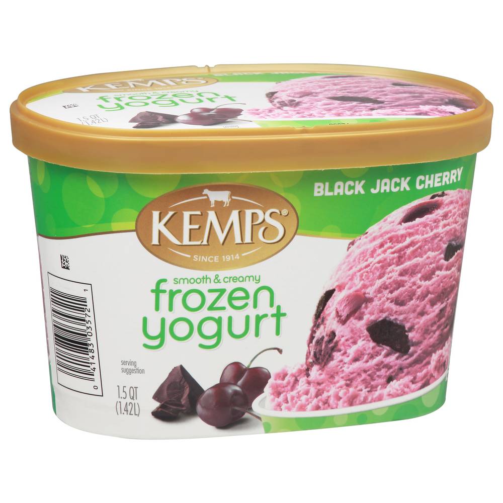 Kemps Black Jack Cherry Frozen Yogurt (1.5 qt)