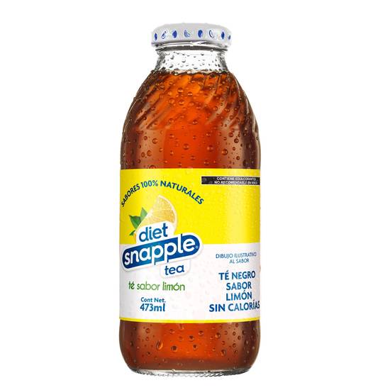 Snapple té negro diet (473 ml) (limón)