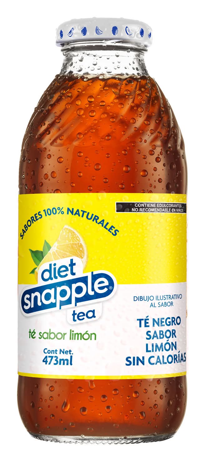 Snapple · Té negro diet, limón (473 ml)
